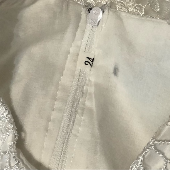 LZH Baby Girl Ivory Tulle & Lace Formal Party Dress - Size 24 months - Picture 9 of 16